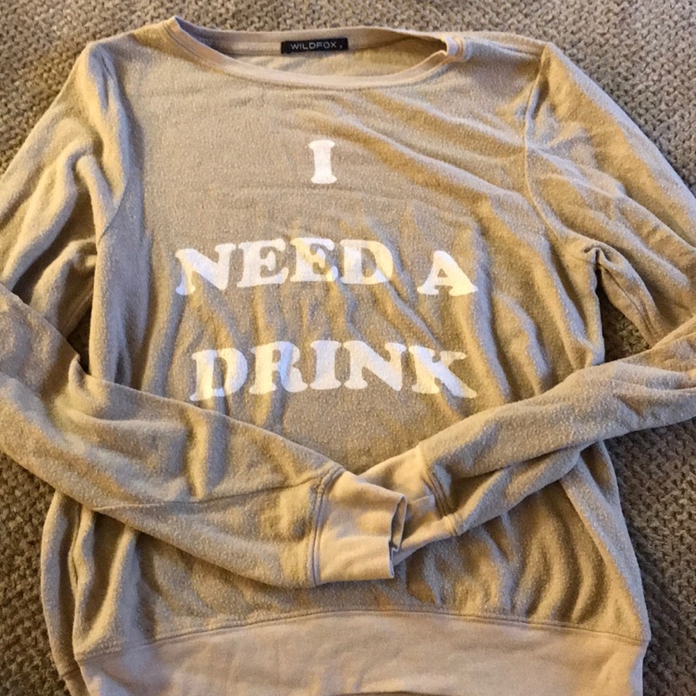 Wildfox tan “I Need A Drink”